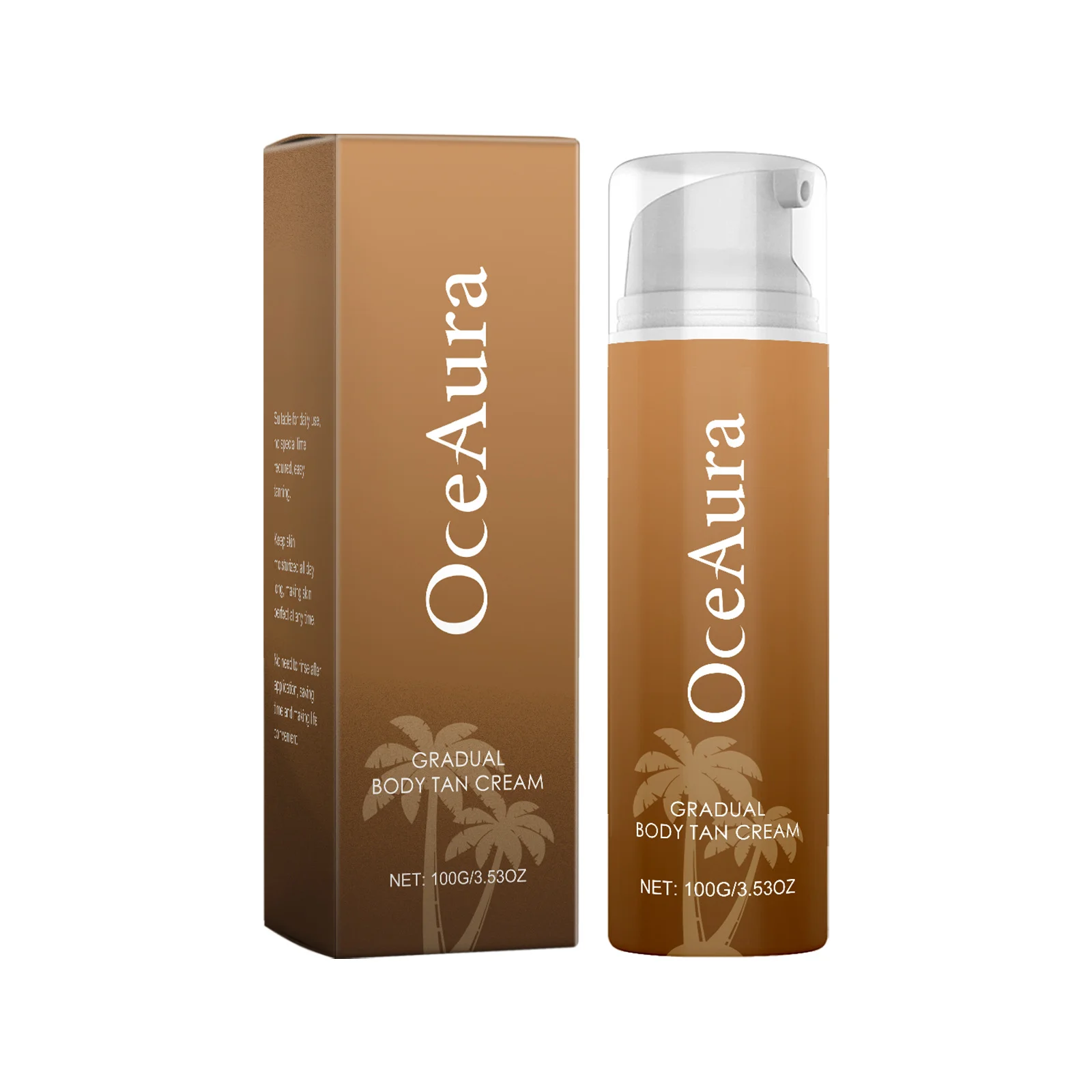 100g Tanning Intensifier Cream Sunless Brown Tanning Natural Tanned Body Glow Moisturizing Easy Use Accelerator Lotion