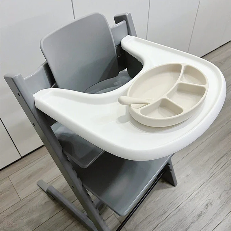 For Growth Chair Dining Plate Babies Feeding Chair Dining Table Plate ABS High Seat Tray Children Accessories