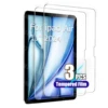 Screen Protector for iPad Air 11 Inch M2 2024 6th Gen Anti-Scratch High Hardness Bubble-Free Tempered Glass for iPad Air 6 11'' 1