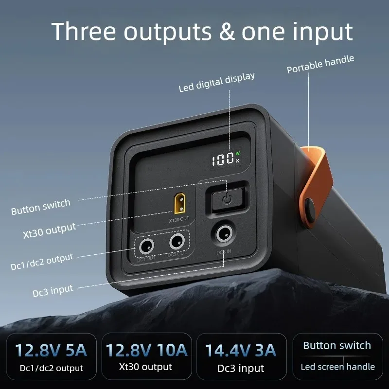 12V/24V 6Ah/12Ah Large Capacity LiFePO4 Battery 32700 Cell Solar Charging Portab