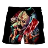 Terrifier 2 Horror Movie 3D Print Beach Shorts Men's Hip Hop Oversized Surfing Board Sport Pants Swimsuits Trunks Kids Clothing 3