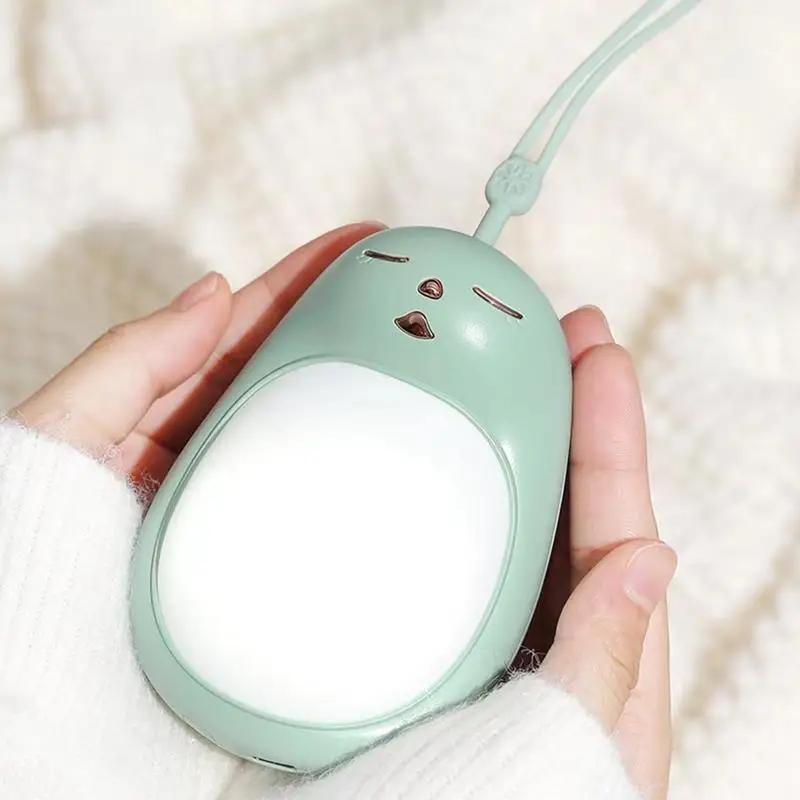 USB Hand Warmer Pouch Hand Warmers Reusable With Lanyard Cute USB Warmer Portable To Keep Warm For Hiking