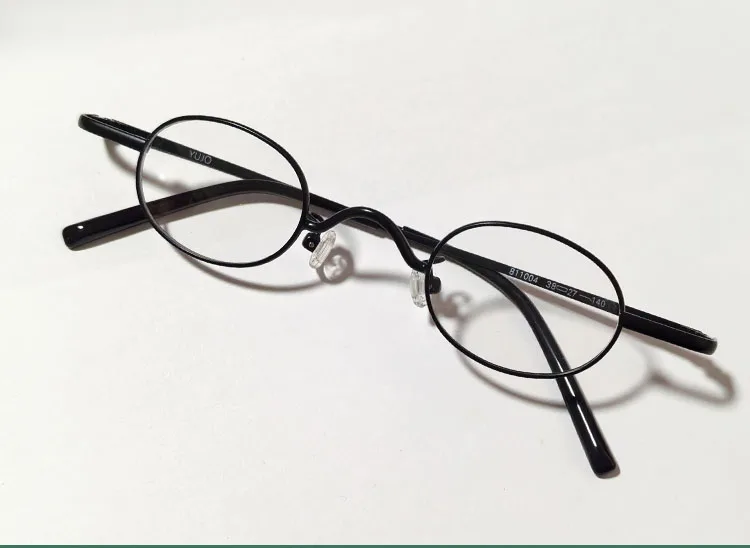 Yujo Women's Full Rim Oval Round Alloy Reading Glasses 14126 Image 6