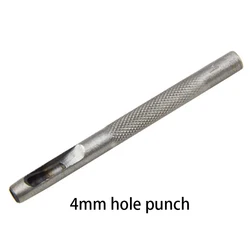 100 Sets Metal Eyelet & Punch Tool Kit for DIY Leather Craft & Clothing (4mm hole punch)
