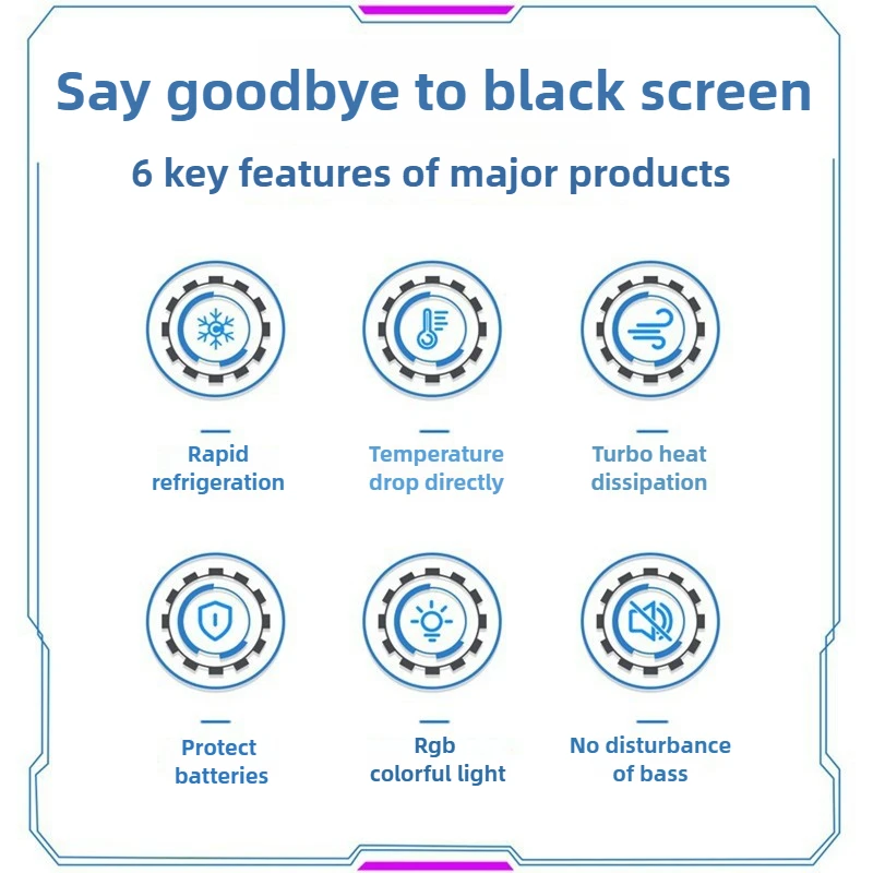 Raffreddatore Telefono A Semiconduttore - Dual Core, Per Gaming E Live Streaming, Con RGB - Foto 3