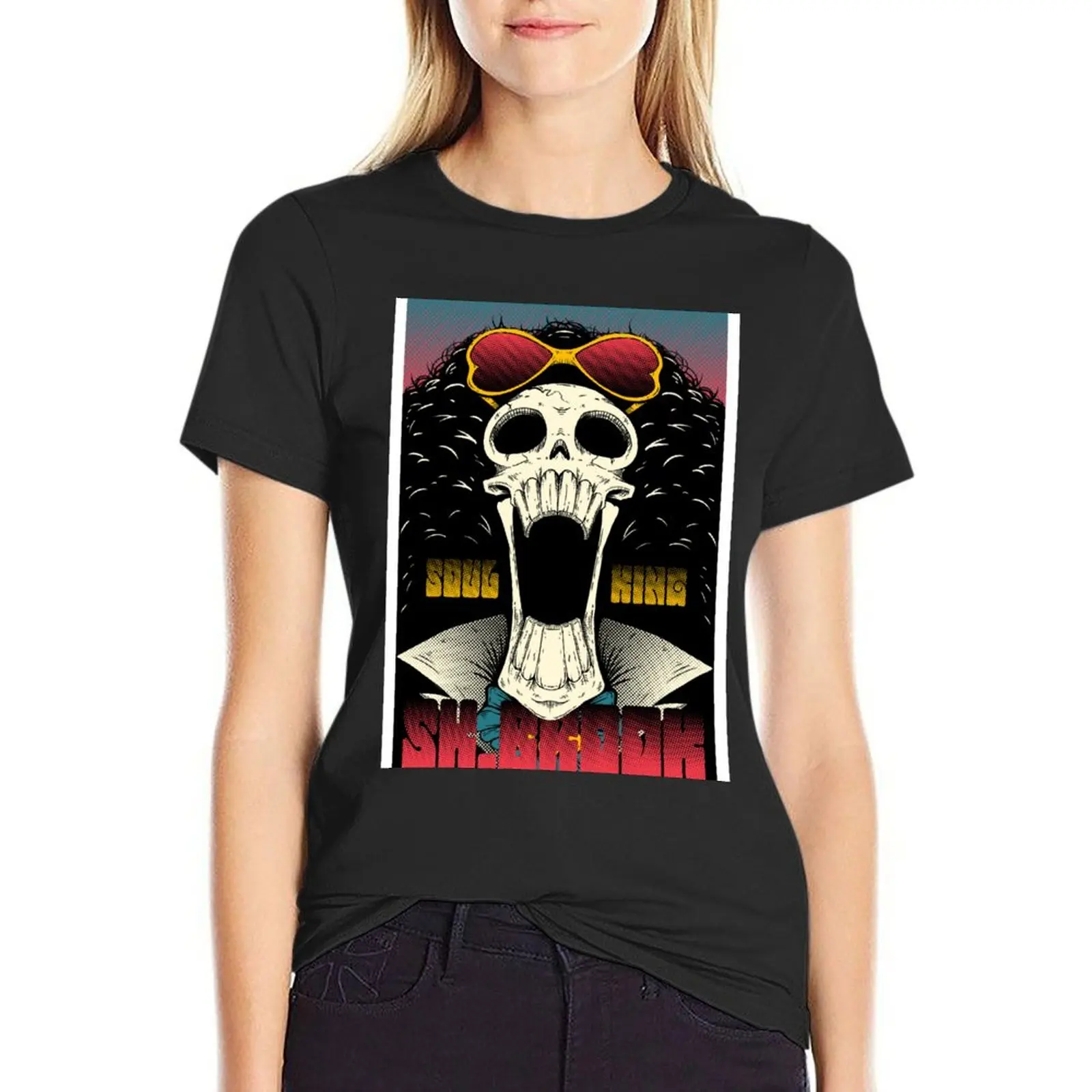 

Soul King Brook T-shirt lady clothes summer top funny white t-shirt dress for Women sexy