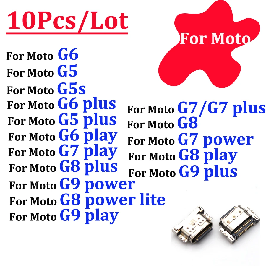 kalender Toestand Museum 10Pcs Usb poort Opladen Connector Lading Jack Socket Plug Dock Voor Motorola  Moto G9 G5 G5S G6 G7 Plus g8 Power Play Plus Lite| | - AliExpress