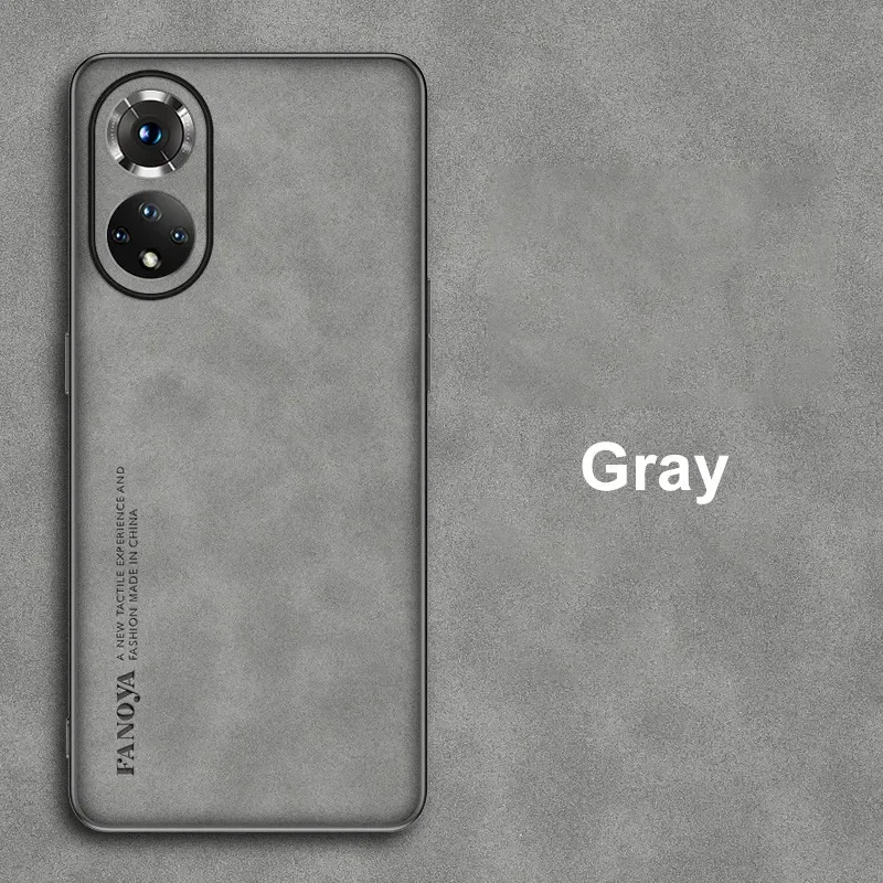 Luxury PU Leather Shockproof Phone Case - Full Protective Matte Silicone Cover