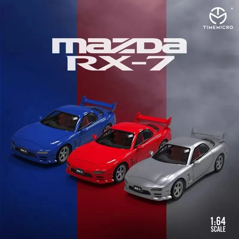

TimeMicro1:64 Dream series Mazda RX-7 компактная синяя Миниатюрная модель