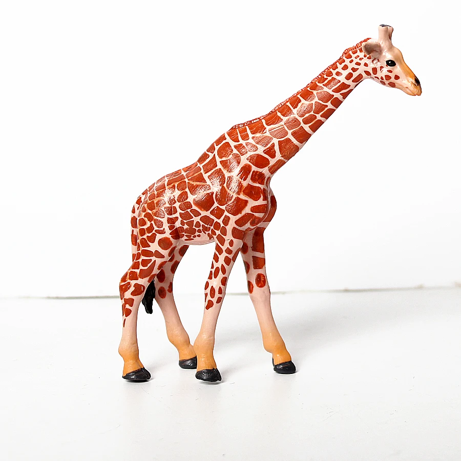 Realistic Giraffe Family Figurine Playset - Educational Wildlife Toy and Cake Topper Gift