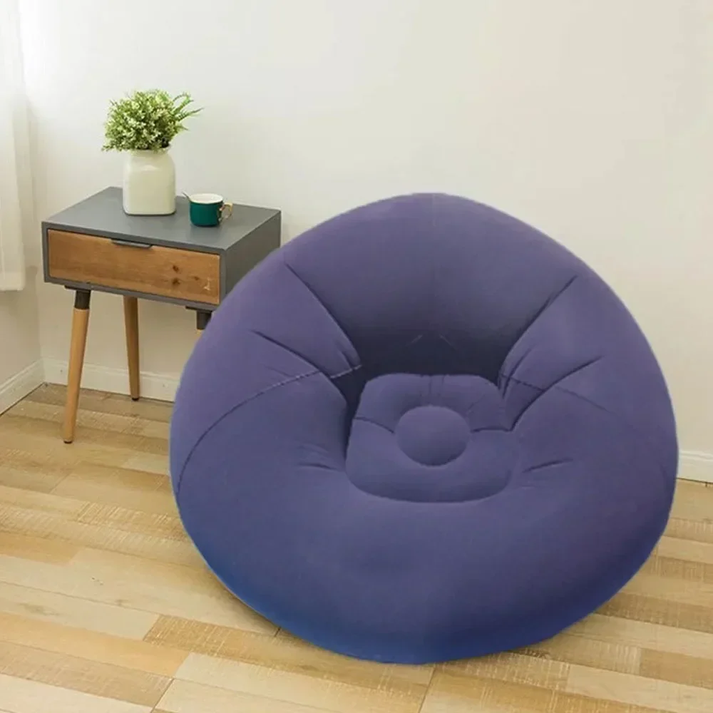 Large Lazy Inflatable Sofa Chairs PVC Lounger Seat Bean Bag Sofas Pouf Puff Couch Tatami Living Room Supply inflatable sofa set