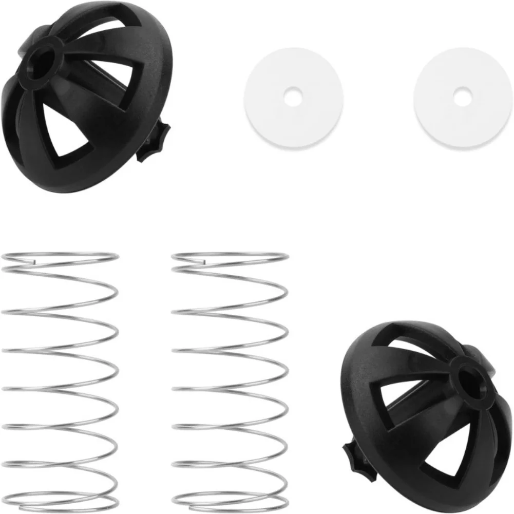 Parte della macchina per caffè a goccia: Fermaporta a molla, design a molla, montaggio senza attrezzi, facile da pulire, plastica resistente al calore, colore nero. - immagine 6