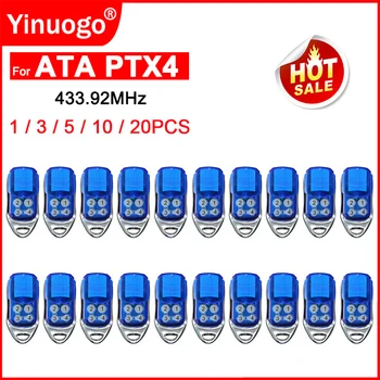 을 위한 ATA PTX4 원격 제어 차고 문 오프너 433MHz 롤링 코드 ATA PTX-4 SecuraCode CRX-1 CRX-2 AM 수신기와 호환 가능