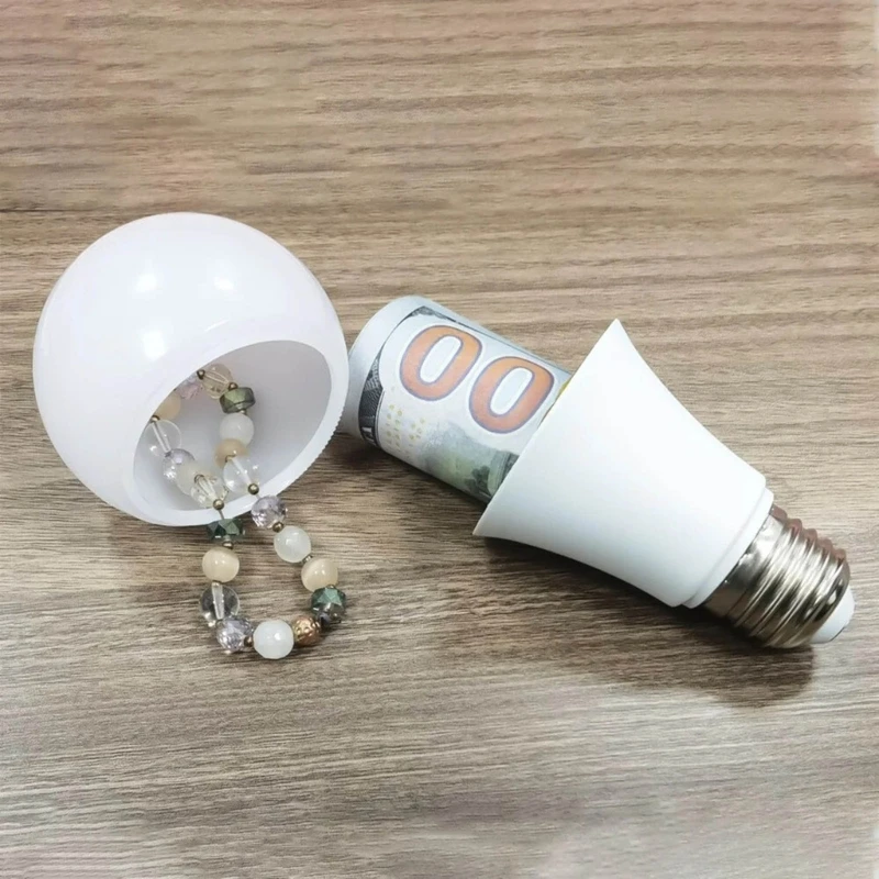 

Spoof Light Bulb Piggy Banks Light Bulb Piggy Banks Light Bulb Transfer Safe Used to Hide Money Jewelry and Small Items