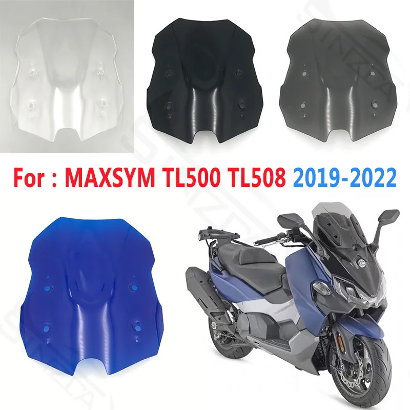 Фото Ветрозащитные дефлекторы Для SYM MAXSYM TL 500 TL500 TL508 TL 508 2019 2020 2021 2022 лобового стекла MAXSYMTL 500 508 черный №1