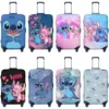 Stitch Elastic Luggage Cover Trolley Suitcase Dust Bag Case Cartoon Travel Accessories Flight Fun Luggage Supplies Protector 1