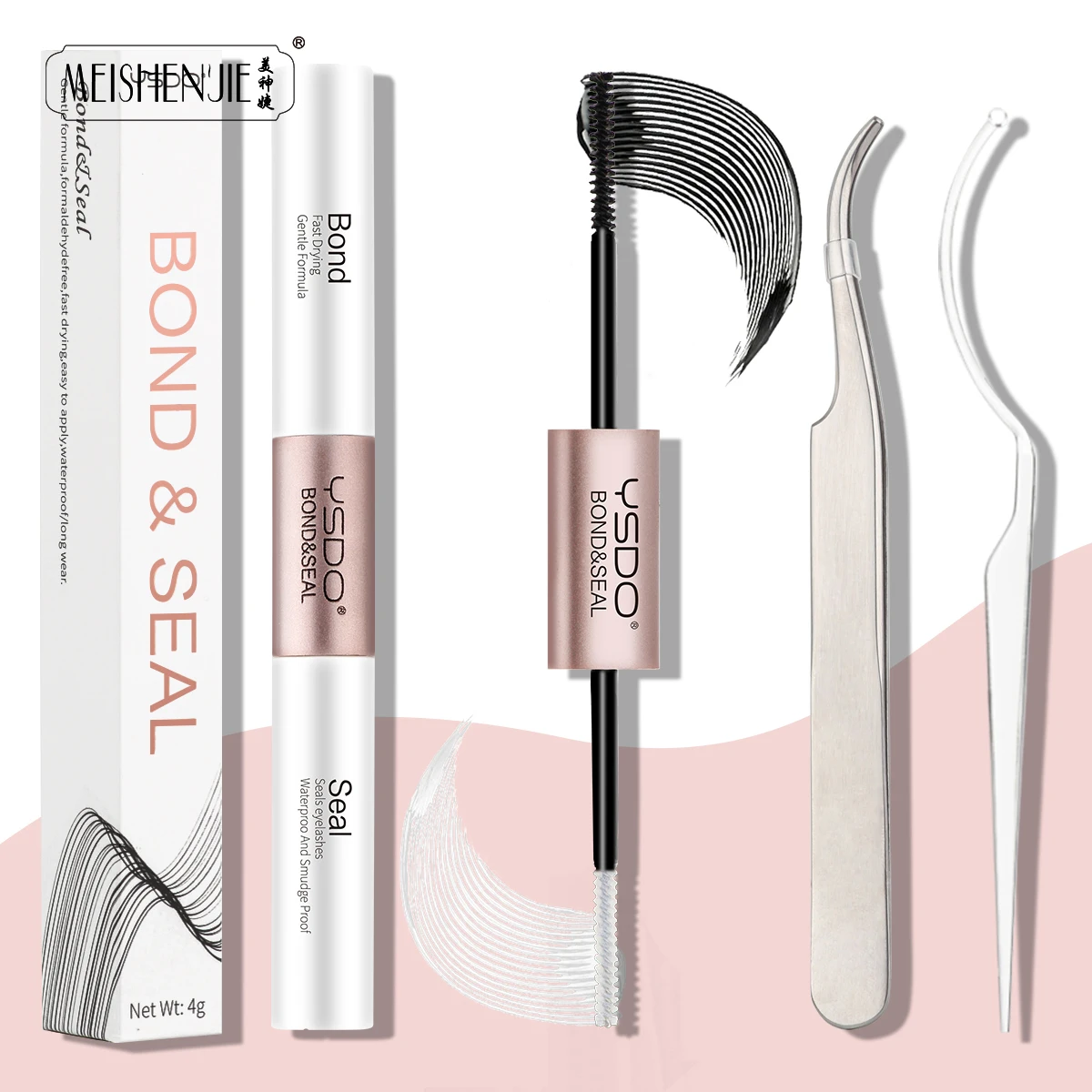 Lash Extension Kit Eyelash Set Fake Eyelashes 120 Bunches DIY Cluster Extension Lashes Individual Lashes with Glue and Tweezer