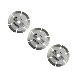 3pcs Angle Grinder Attachment Cutting Discs 3inch Ultra-Thin Diamond Saw Blade Wheel 75×1.6×10mm For Wood Glass Stone
