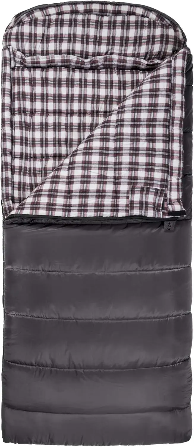 Oversize Sleeping Bag, -25, 0, 20 Degree, Comfortable Camping Extra Wide Sleeping Bags for Adults, Men, Women