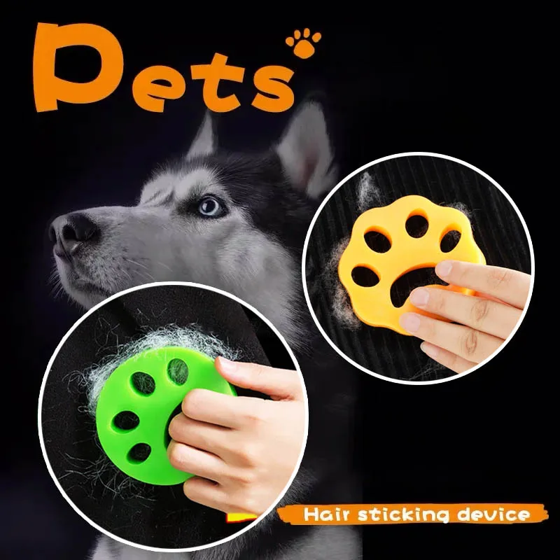 PetPortableLintRemoverDogHairRemoverToolReusablePetSilicone