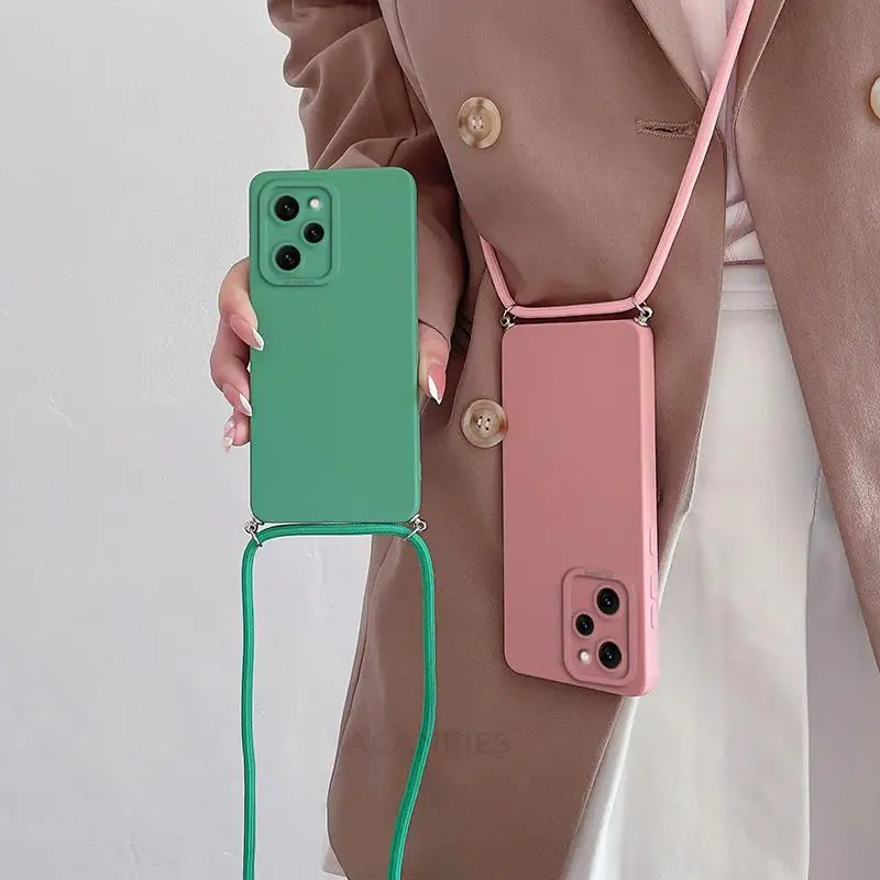 Ultimate Crossbody Lanyard Case with Matte Silicone Finish