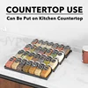 4 Tier Kitchen Organizer Spice Drawer Storage Rack Expandable Acrylic Seasoning Bottle Shelves Spice Racks Kitchen Organizer 3
