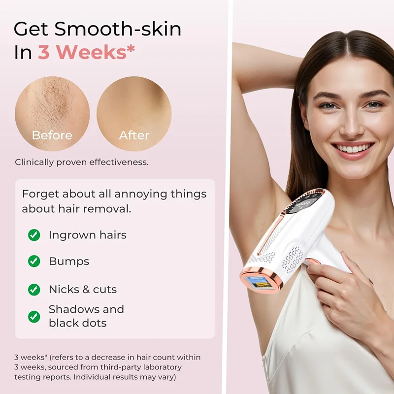 999999 Depiladora láser IPL Flashes para mujeres, dispositivos de