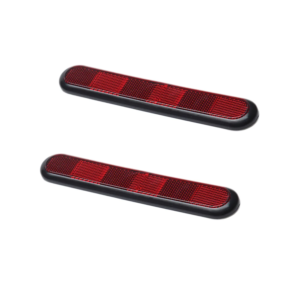 

2 Pcs Automotive Stickers Car Reflective Decorations High Brightness Rear Bumper