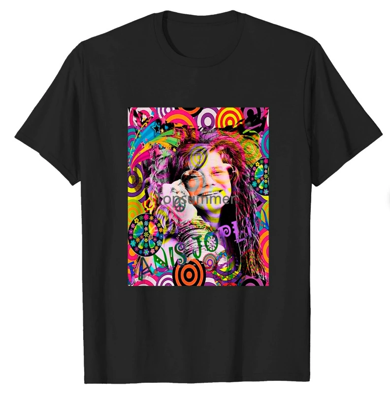 

Color Janis Joplin T Shirt Best Classic Shirt Hot -Hot Shirt Colorful