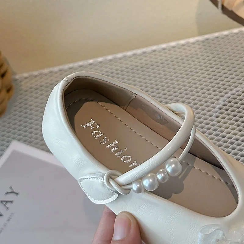 Girls Leather Shoes Spring Fashion