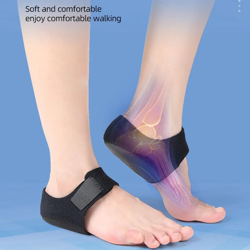 1Pair Heel Cushion,Gel Heel Cups for Pain Plantar Fasciitis,Heel Pads Great for Aching Feet,Tendinitis,Cracked Repair
