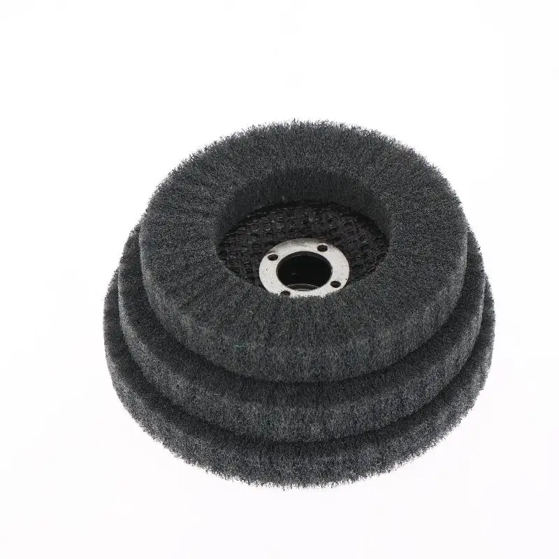 1Pcs 4/4.5/5 Inch Nylon Fiber Flap Polishing Wheel Disc Angle Grinder Cutting Flap Grinding Disc For Wood Metal Buffing