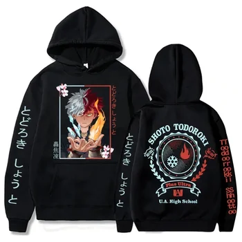 Anime My Hero Academia Sensational Teen Cool Hoodie Women UA High School Harajuku Aesthetic Y2K Winter Warm Hoodie