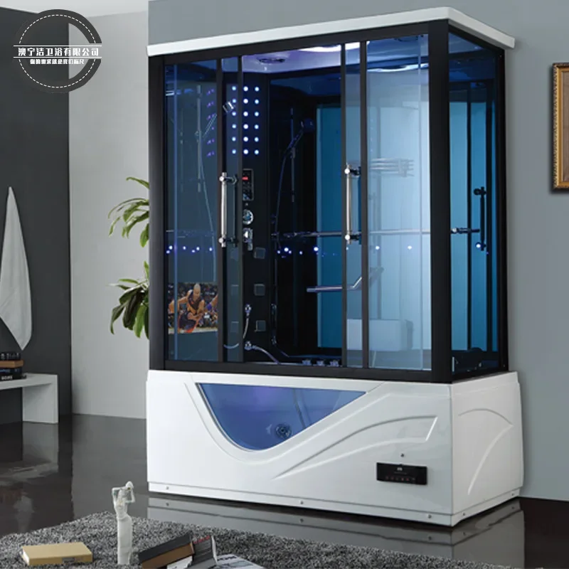 Bathroom furniture1.6m integral shower room integrated bathroom steam sauna jacuzzi home