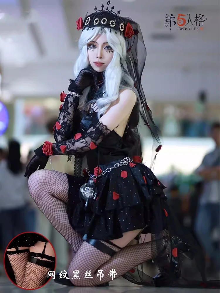 

Женский костюм для косплея, черный костюм для косплея