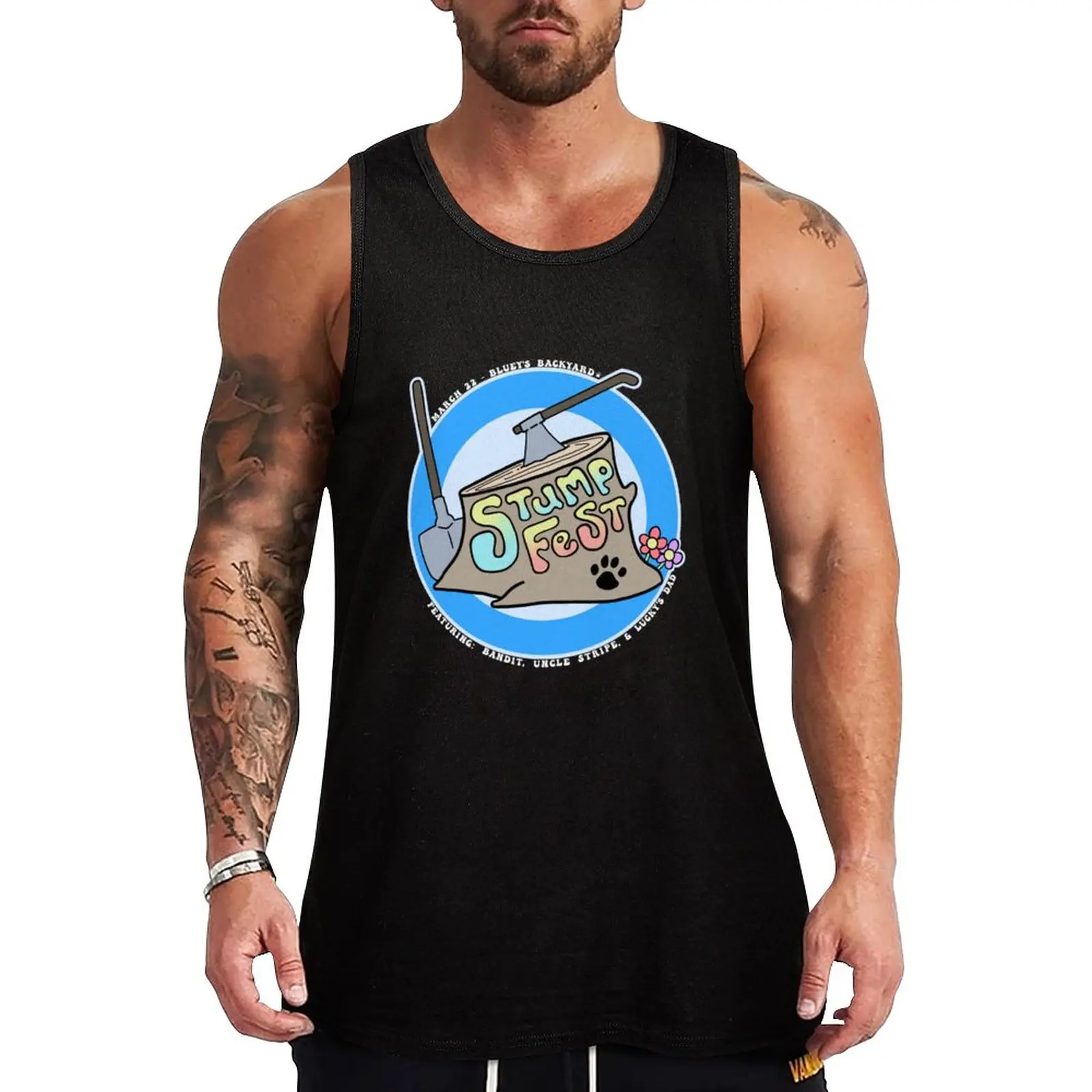 

New Stump Fest Tank Top anime t-shirts t-shirt for men t-shirt gym accessories man