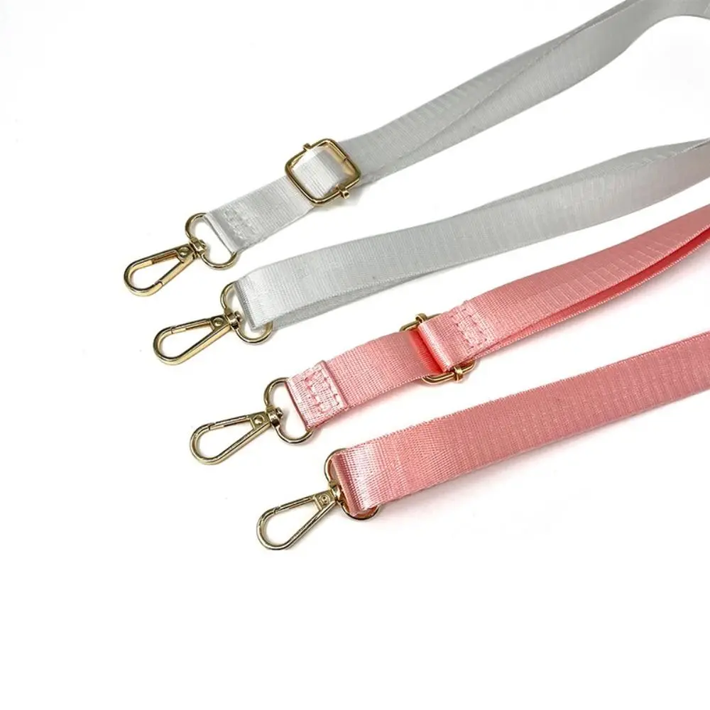 Women's Nylon Crossbody Bag Strap - Adjustable Solid Color Accessory