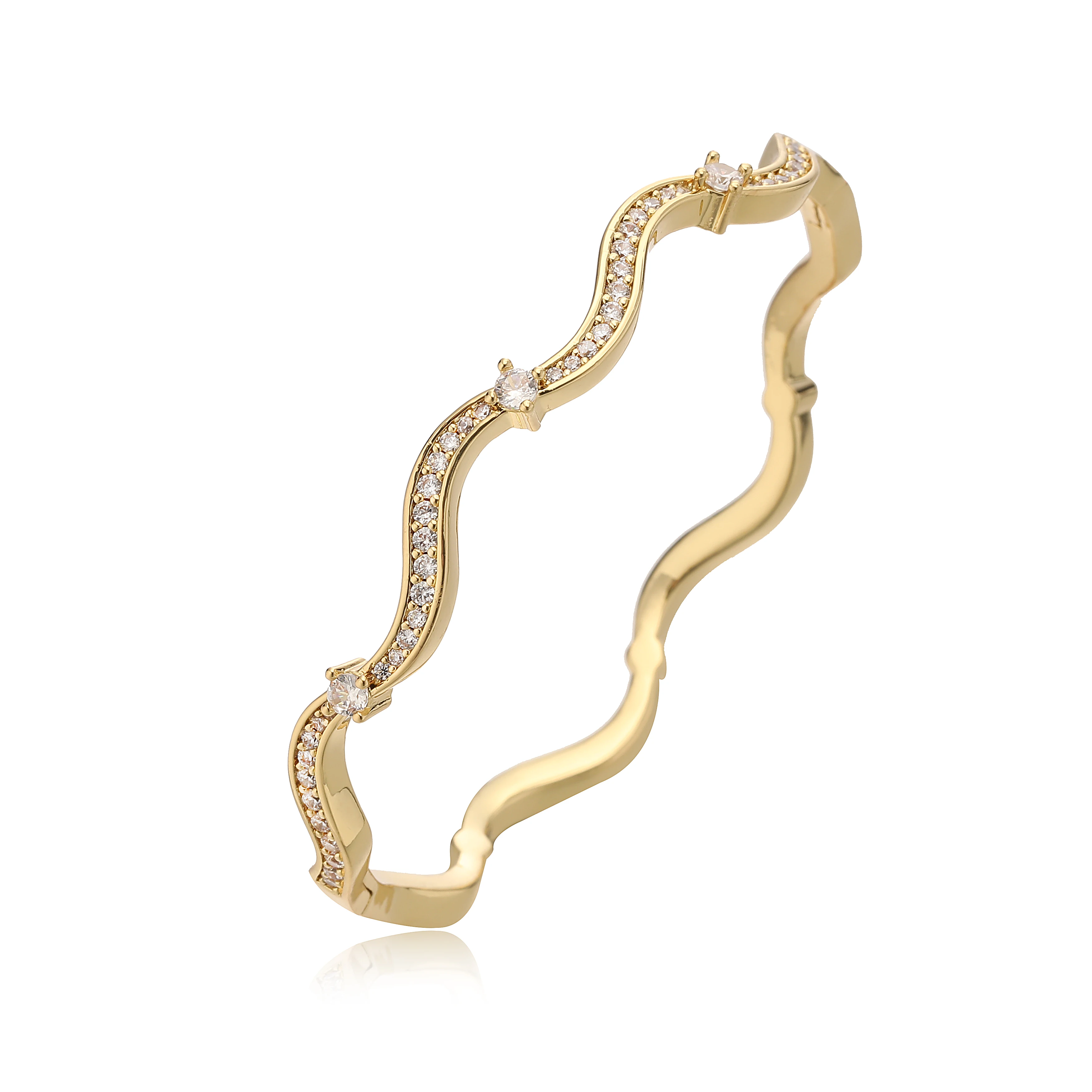 سوار متموج مرصع