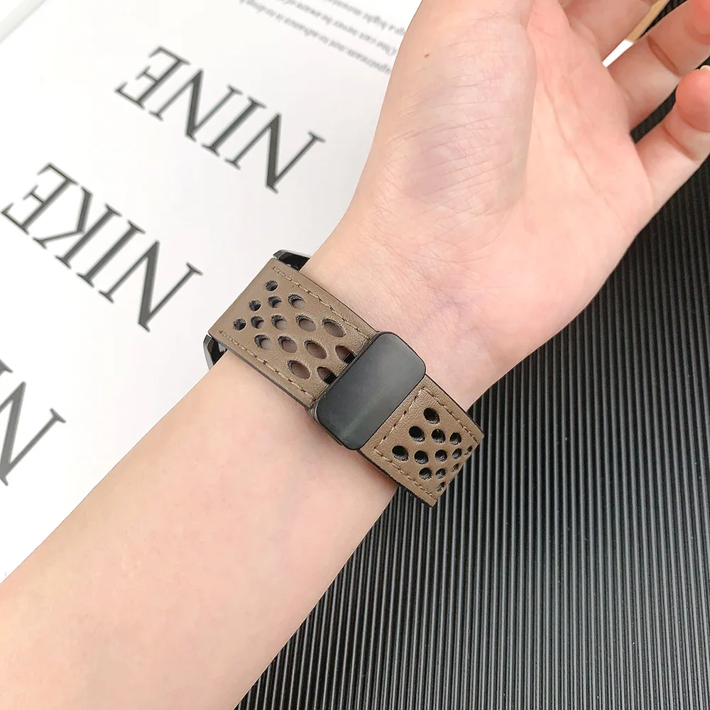 Premium Leather Magnetic Watch Strap - 20mm/22mm Band, Elegant and Versatile Bracelet Accessory