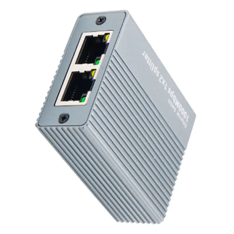 ABSK-기가비트 이더넷 분배기 1-2 네트워크 분배기 Cat8/7/6/5E/5 케이블용 1000Mbps 이더넷 케이블 분배기 네트워크 커넥터