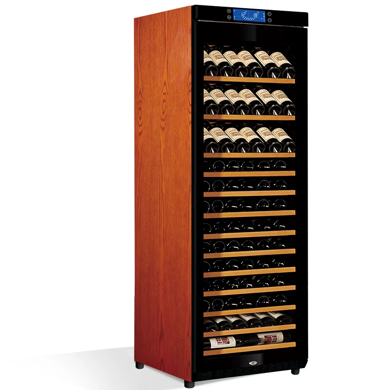 Offer 120 Bottles Whirlpool Embraco Refrigeration Solid Wooden Wine Fridge Kitchen Cabinet