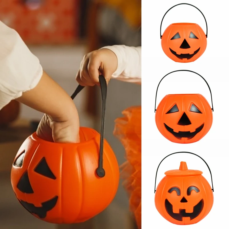 Pretentieloos Scully lamp 1/3Pcs Halloween Pompoen Geschenkdoos Trick Or Treat Pompoen Snoep Emmer  Kids Gift Snack Verpakking Halloween party Decoraties| | - AliExpress