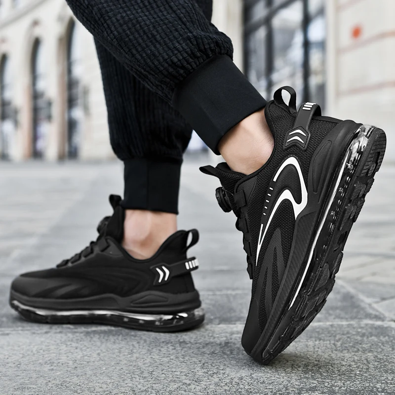 Men New Mesh Breathable Running Shoes Walking Shoes Casual