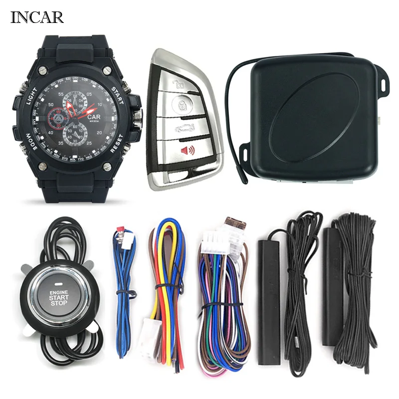 KeylessEntrySystemWatchRemoteControlStartCarAlarmwith