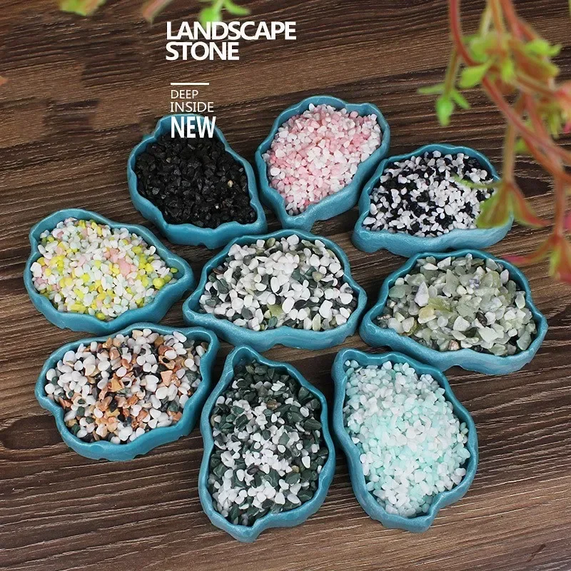 천연 자갈 바다 유리 돌, 거북이 탱크용 모래, 항공 풍경 장식, 수족관 풍경, 250g