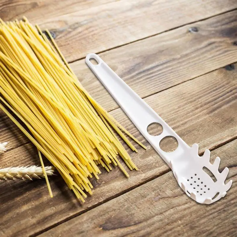 1PC Multifunctional Kitchen Noodle Colander Spoon Heat-resistant Hanging Noodle Filter Boiled Egg Colander And Long Handled Spon