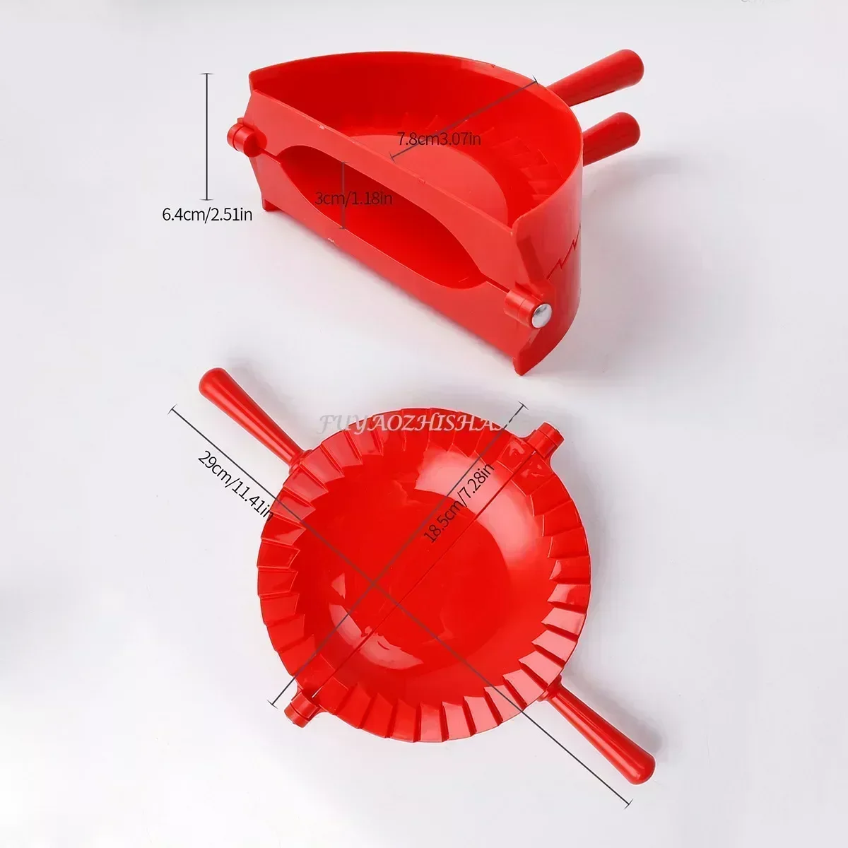Plastic Dumplings Maker Mold Hand Dough Press Ravioli Pie Mould Kitchen Pastry Tools