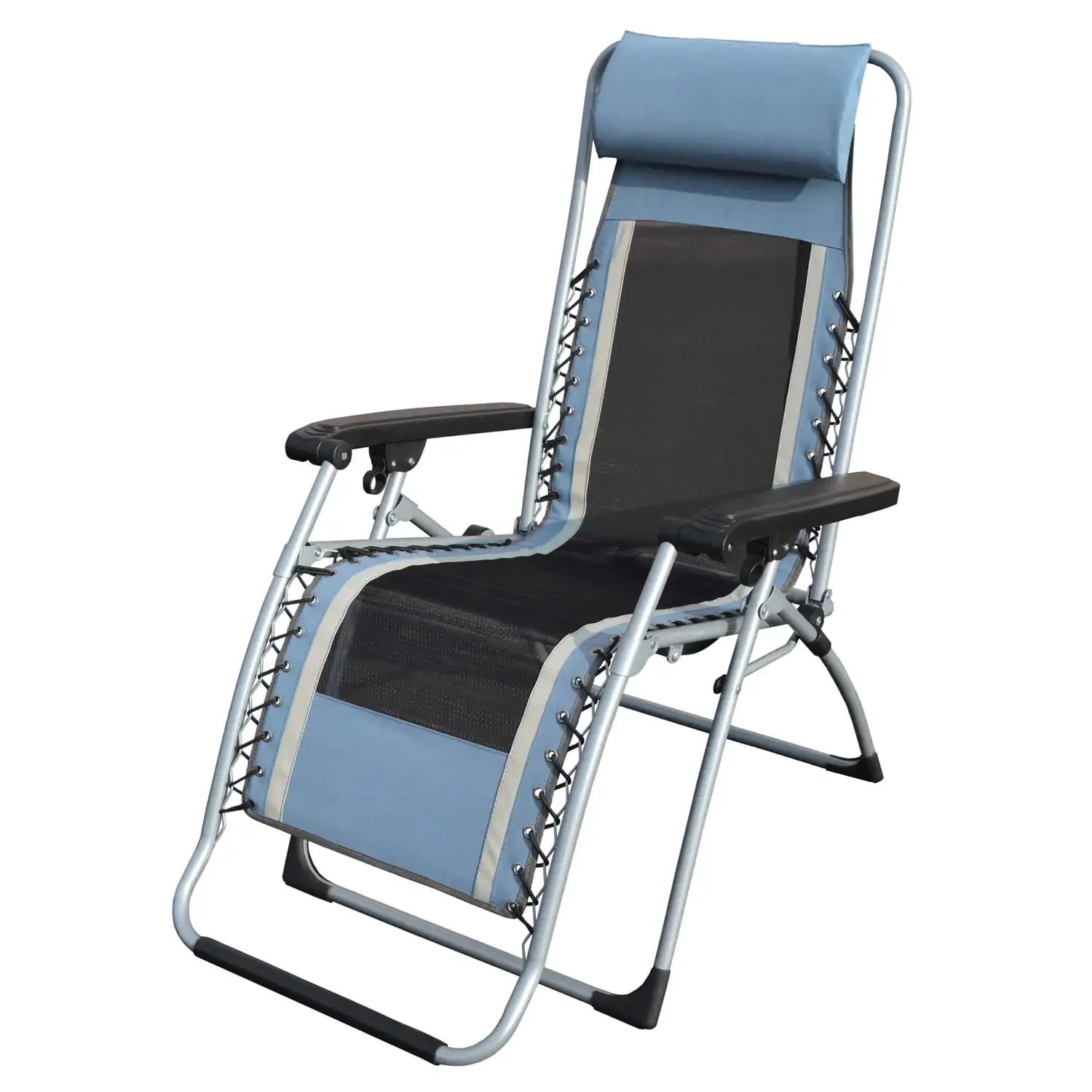 

Caravan Global Sports Infinity Fabric Zero-Gravity Chair Flip-lock Located Under The Armrest - Blue | USA | NEW