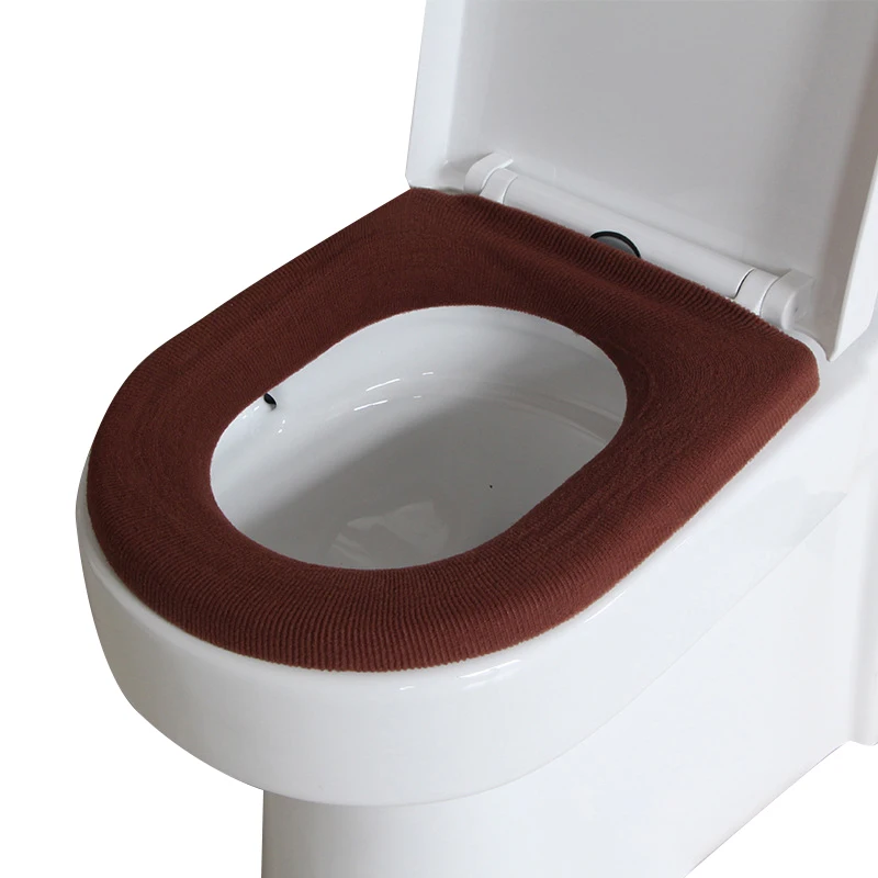 Juste de siège de toilette lavable en forme de O, coussinets de toilette, coussin  de poêle sur piédestal, simple, plus chaud, produits pour gril, documents  bonbons