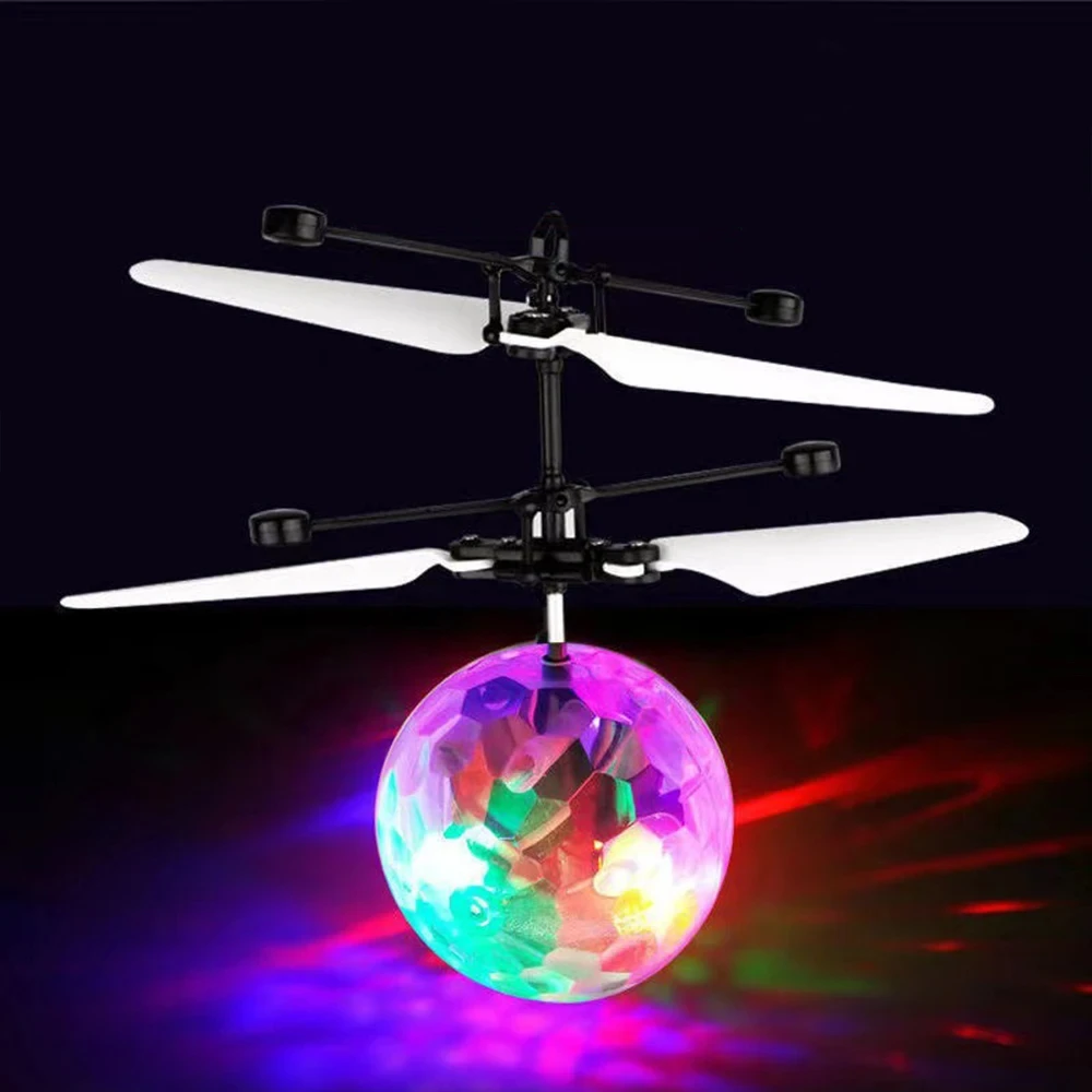 Flying Ball Boomerang Fly Orb Magic With LED Lights Drone Kids Toys Hover Ball Nova Orb Flying Spinner Fidget Family Toys Gifts 4
